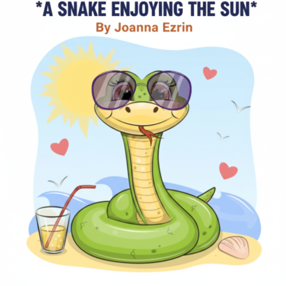 A Snake Enjoying The Sun