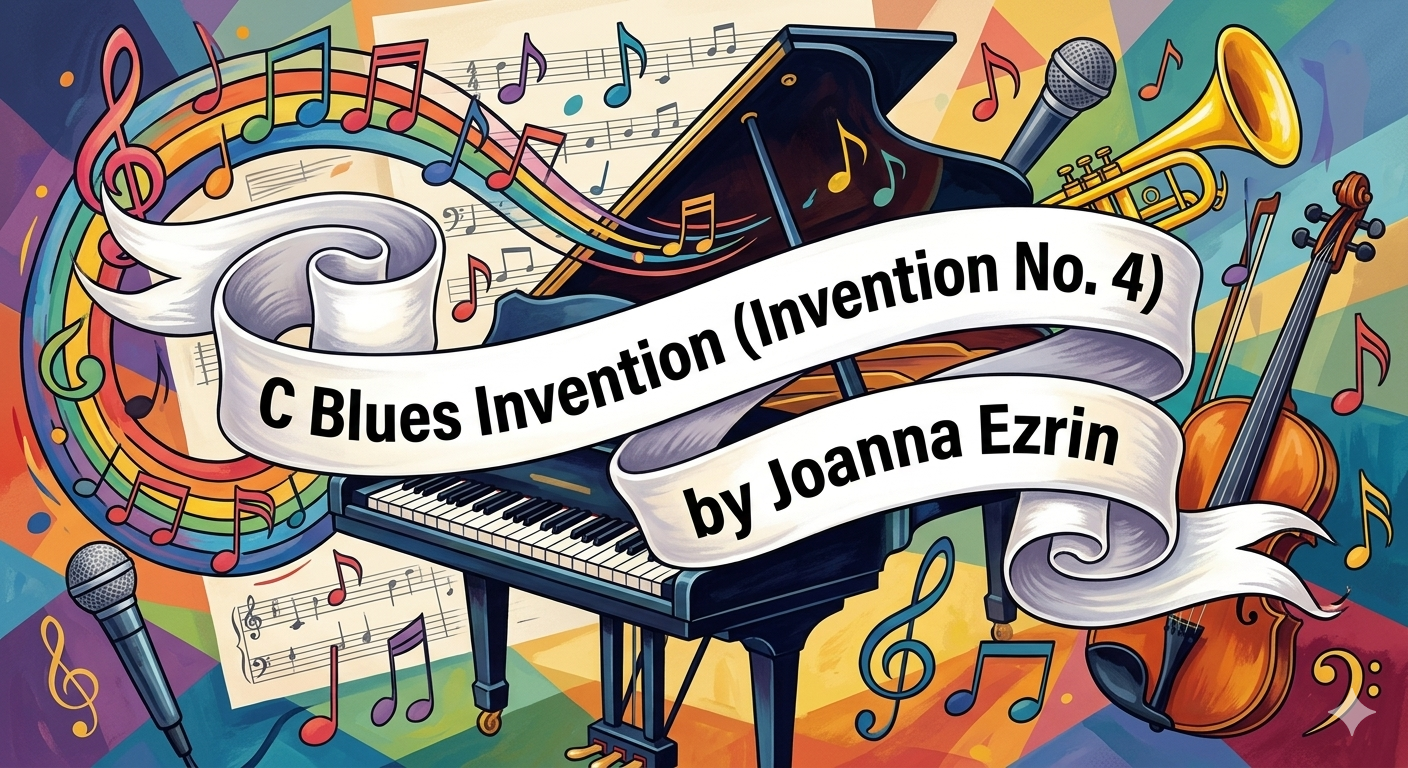 C Blues Invention (Invention No. 4) by Joanna Ezrin